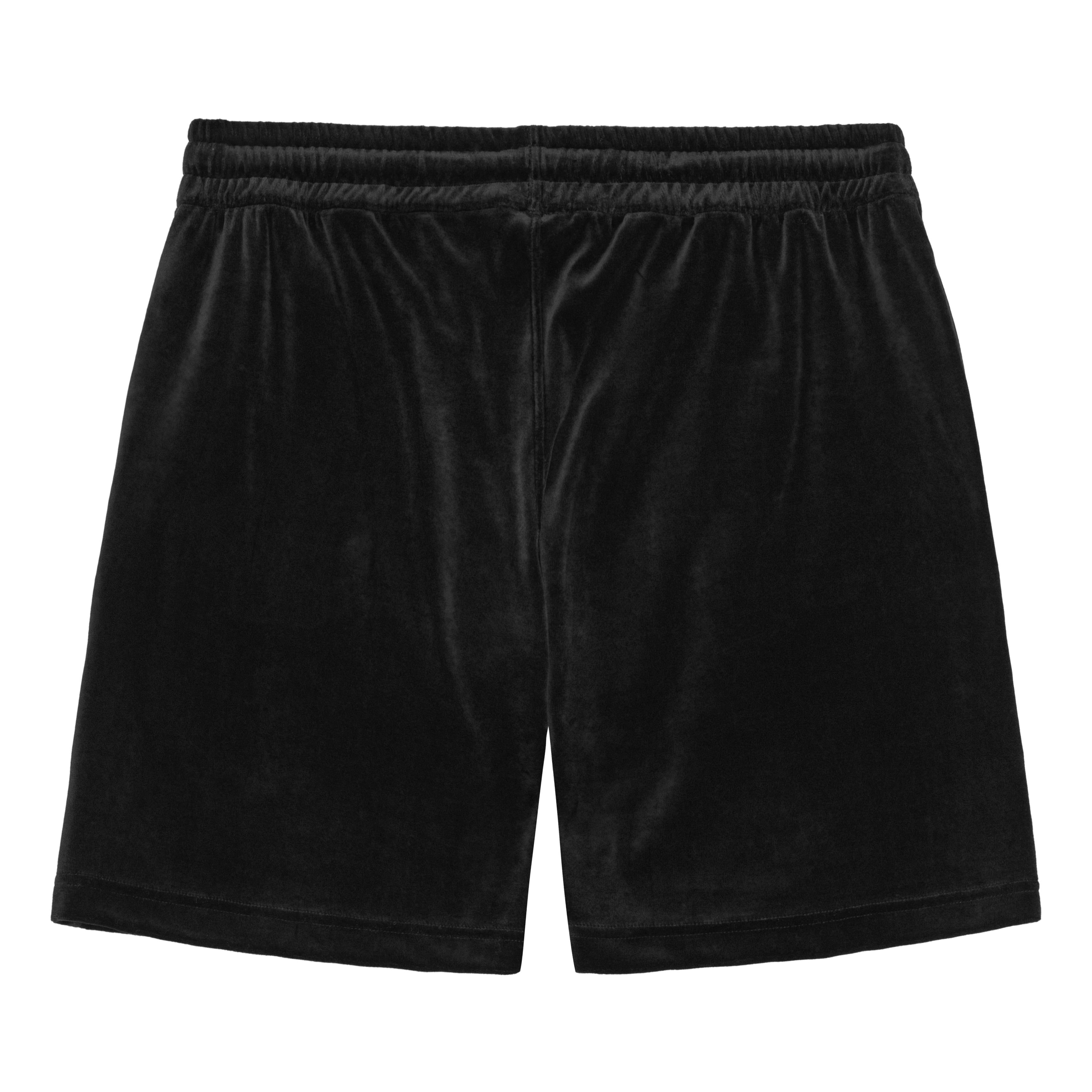Black Terry Shorts-2