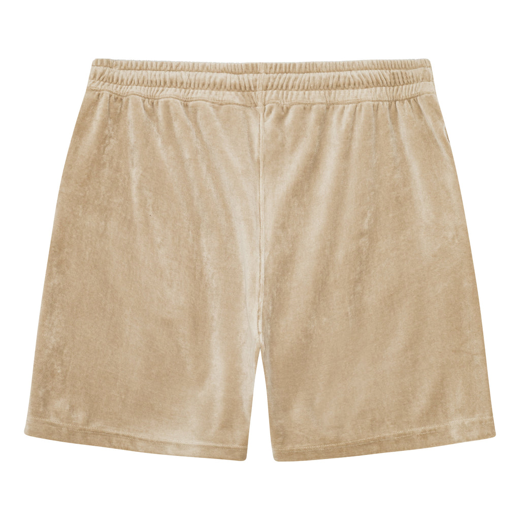 Beige Terry Shorts-2