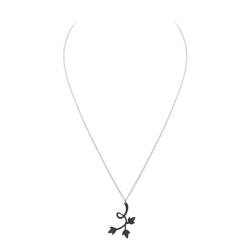 Evelyn Floral Pendant Necklace-1