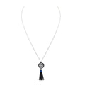 Lunar Rubber Tassel Necklace-5
