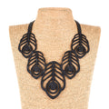 Peacock Feather Necklace-1