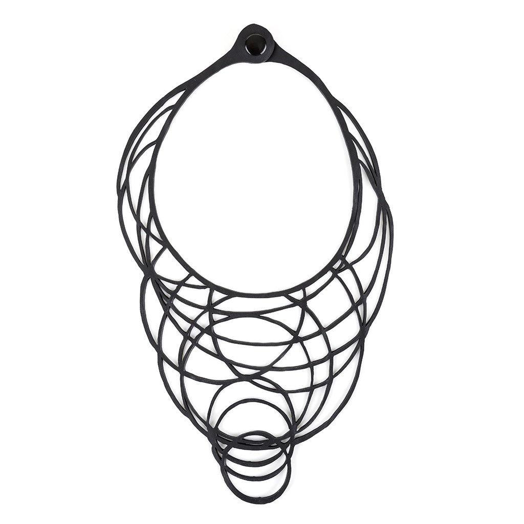 Kale Statement Circular Necklace-3