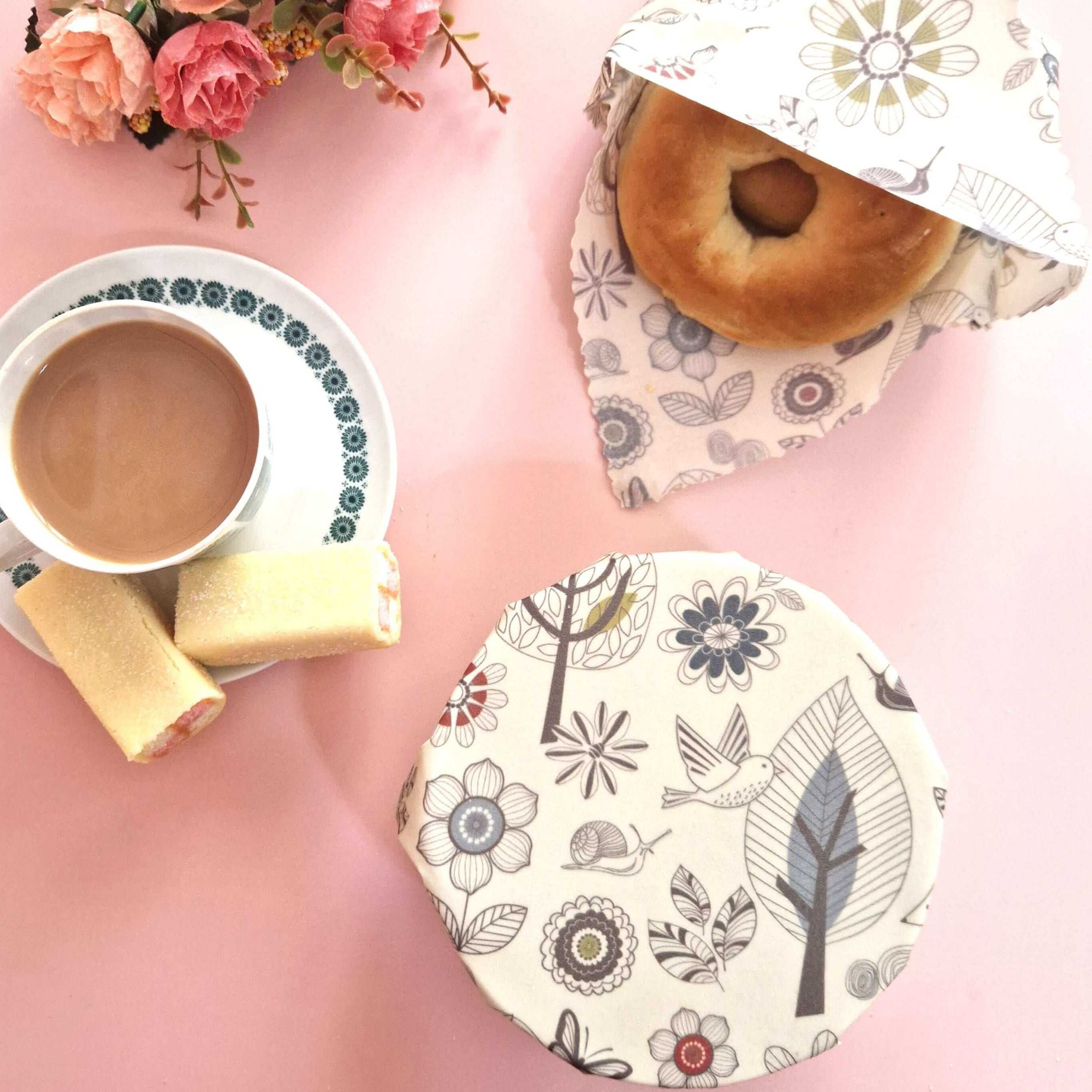 *Set of 3 Handmade Beeswax Wraps | Scandi-1