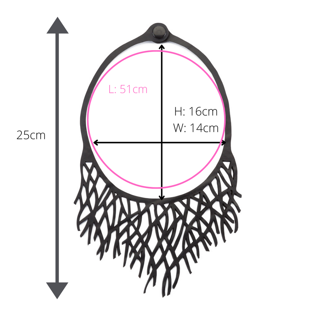 Reef Handmade Marine Rubber Necklace-4