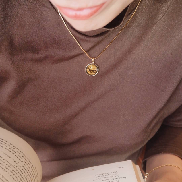 Taurus Zodiac Sign Sustainable Necklace-4