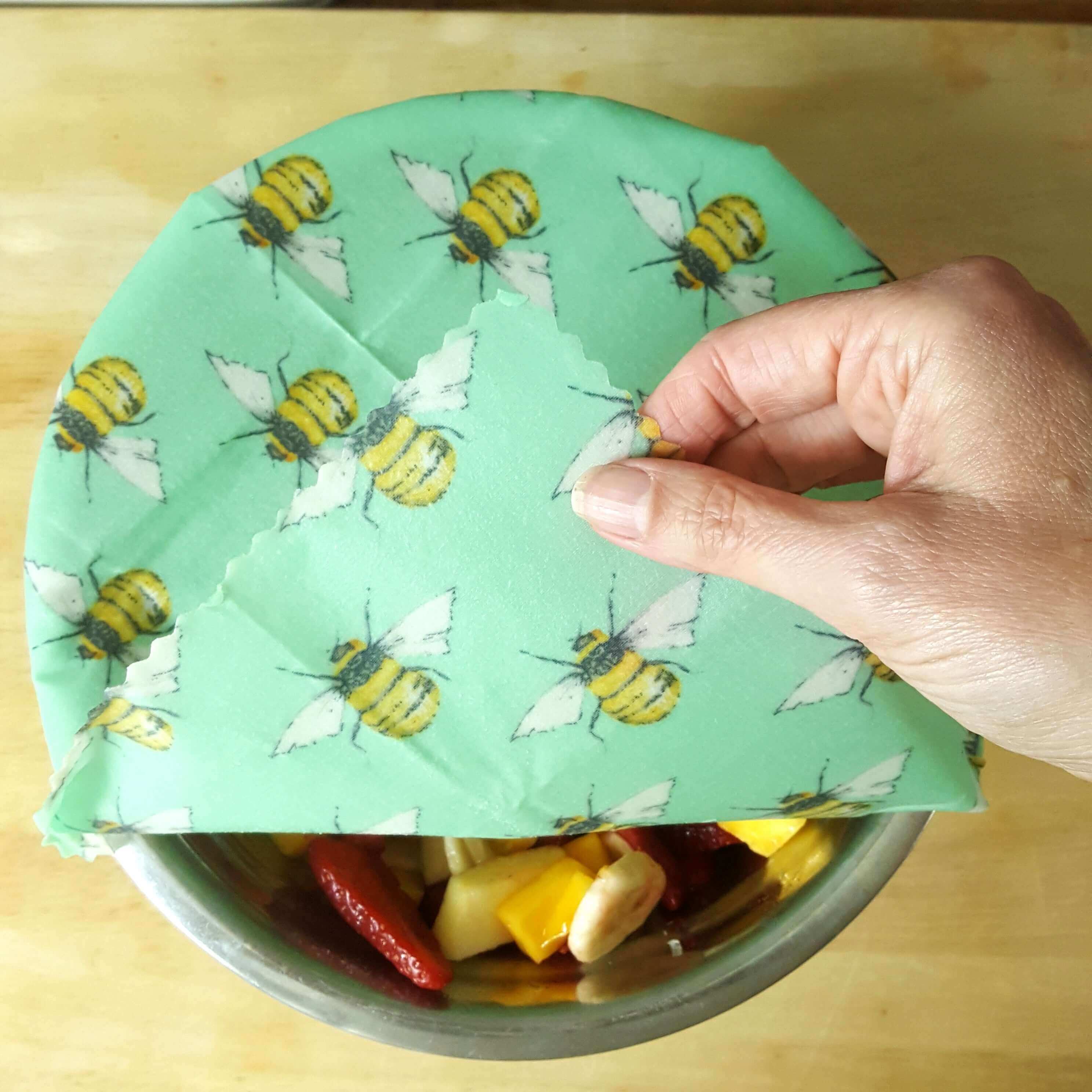 *Set of 3 Handmade Beeswax Wraps | Wings-4