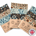 *British Beeswax Set of 3 Handmade Beeswax Wraps | William Morris-0