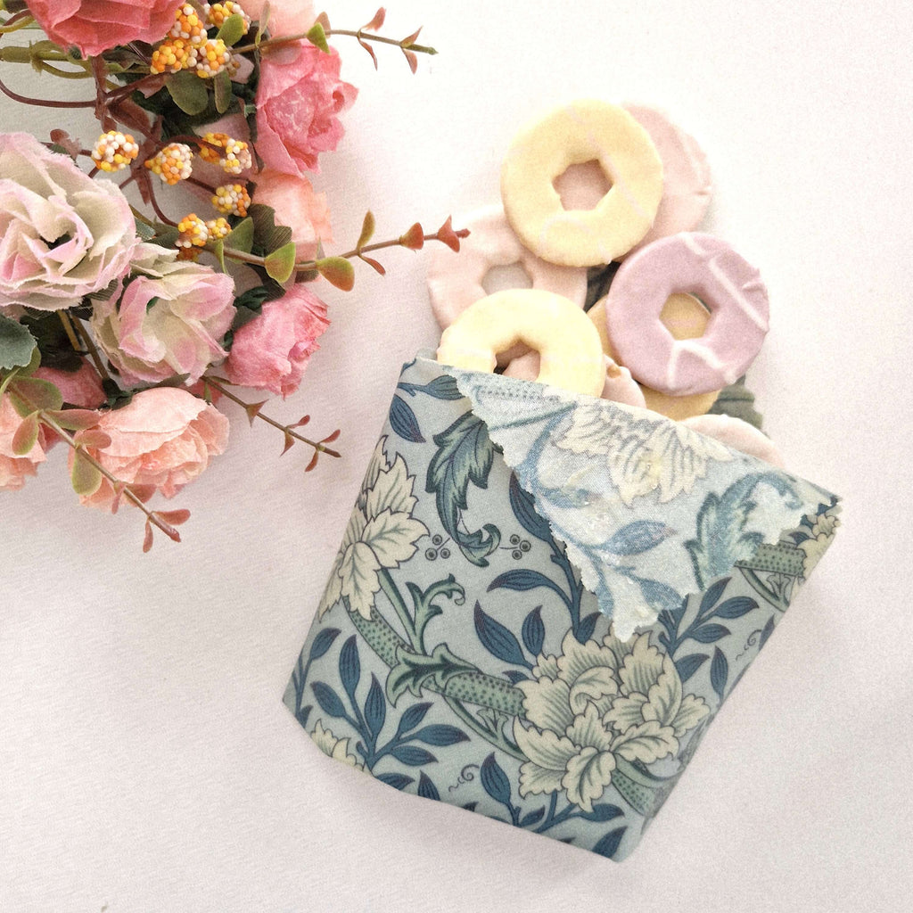 *British Beeswax Set of 3 Handmade Beeswax Wraps | William Morris-3
