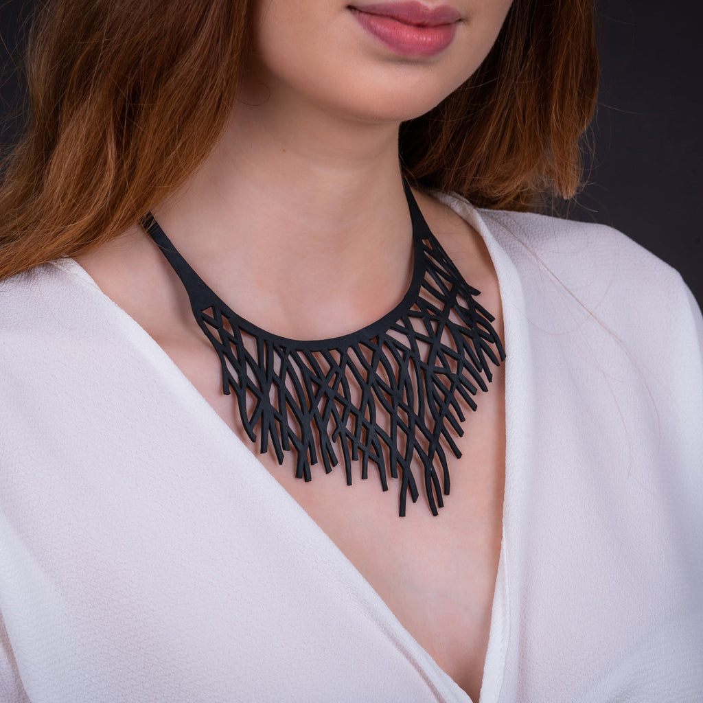 Reef Handmade Marine Rubber Necklace-0