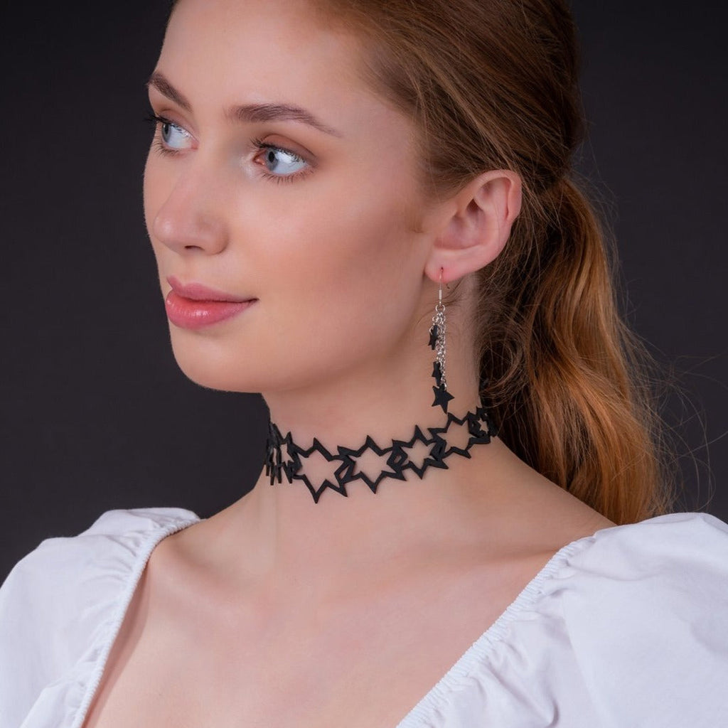 Milky Way Inner Tube Star Choker