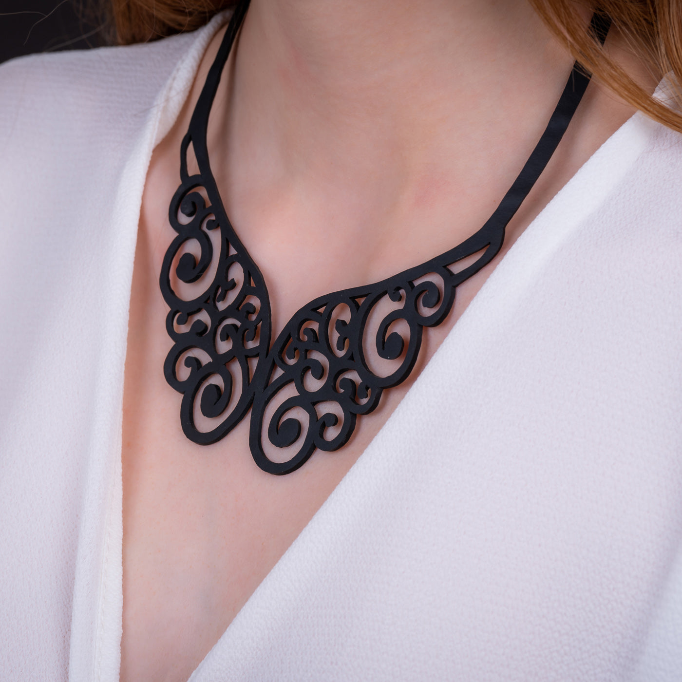 Wing Intricate Necklace-0