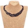 Flow Elegant Recycled Rubber Necklace-1