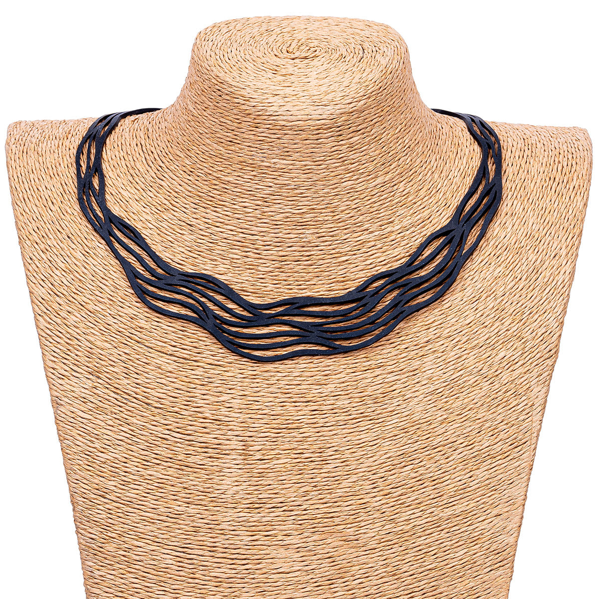 Flow Elegant Recycled Rubber Necklace-1