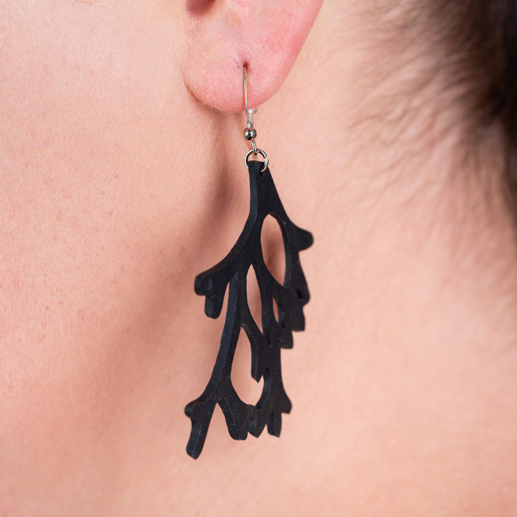 Reef Recycled Rubber Earrings-0