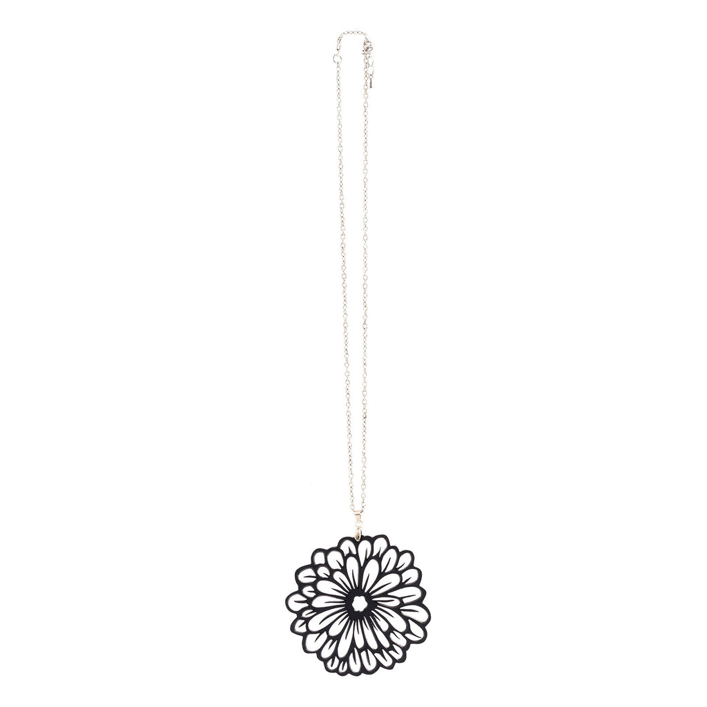 Peony Upcycled Pendant Necklace