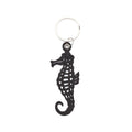 Seahorse Recycled Rubber Vegan Keyring-0