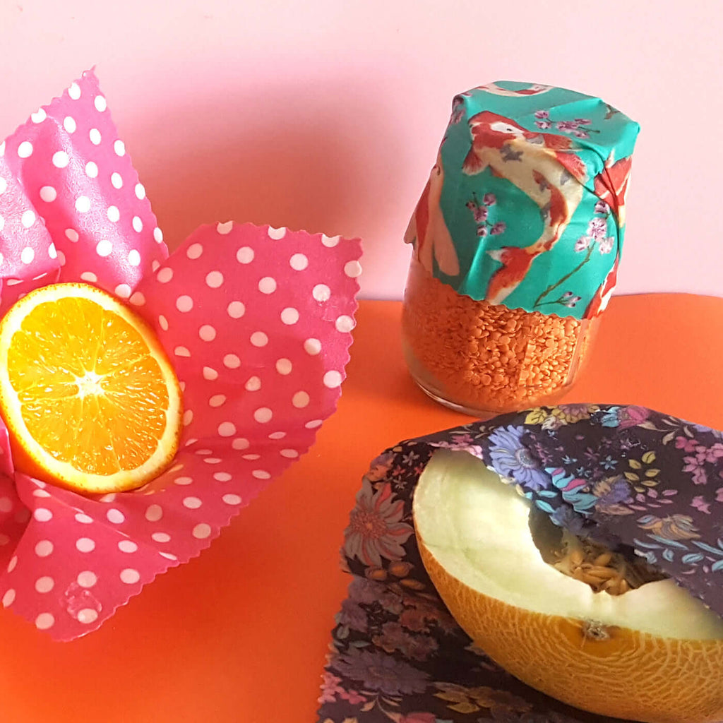 *End of Stock Bargain Set of 3 Handmade Beeswax Wraps-1