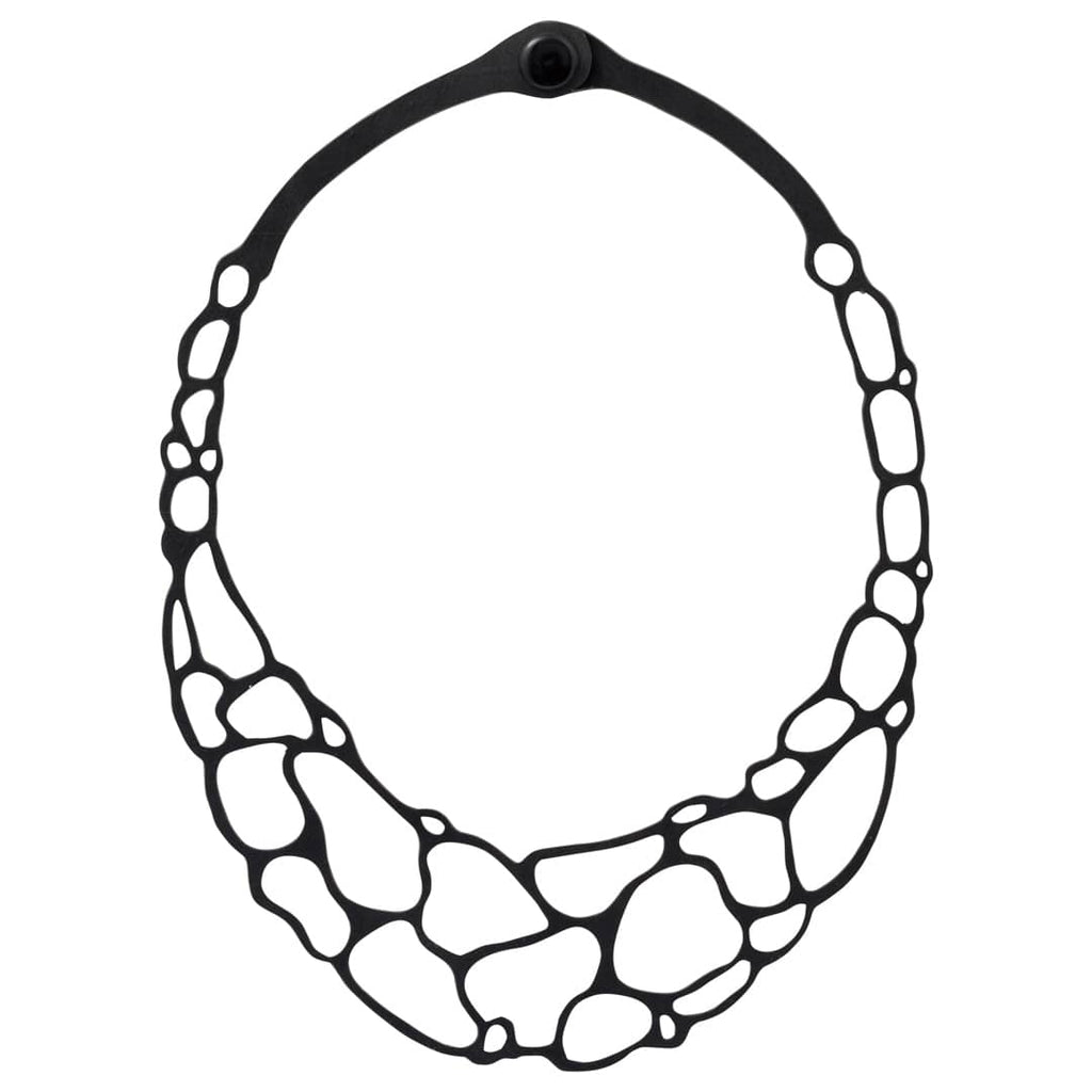 Wilma Recycled Rubber Necklace-1