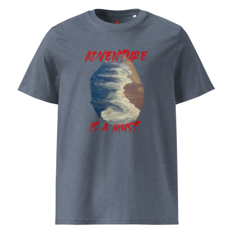 Adventure Is a Must - Organic Cotton T-Shirt – Eco-Friendly Design-1