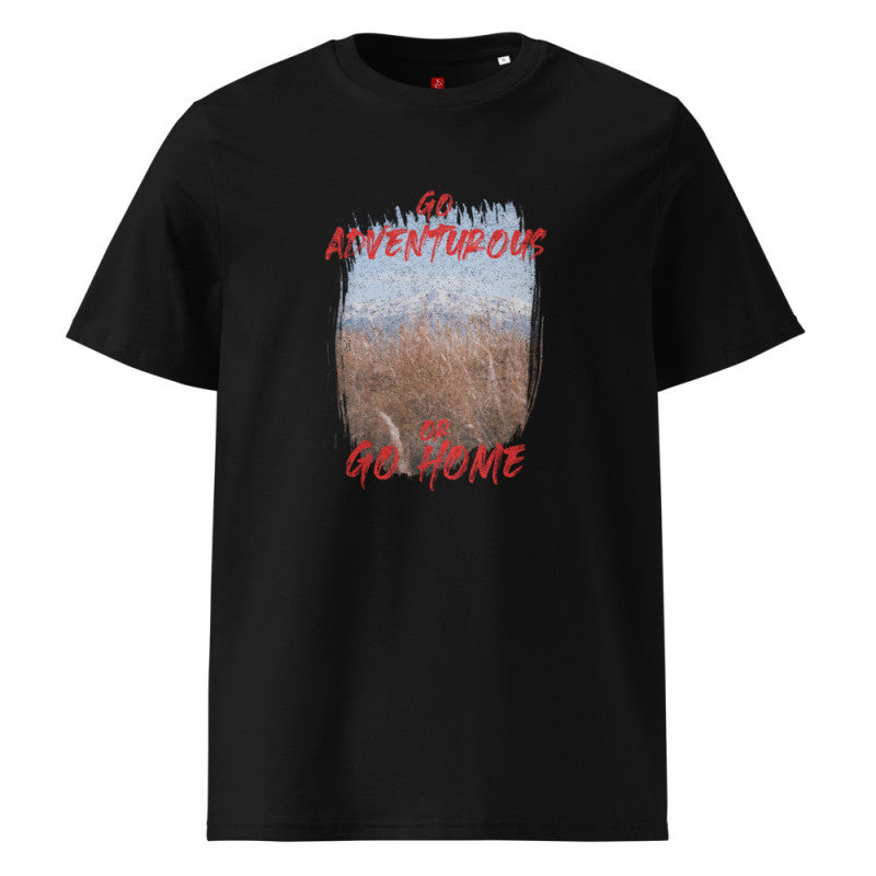 Go Adventurous or Go Home - Organic Cotton T-Shirt – Mountain Design-0