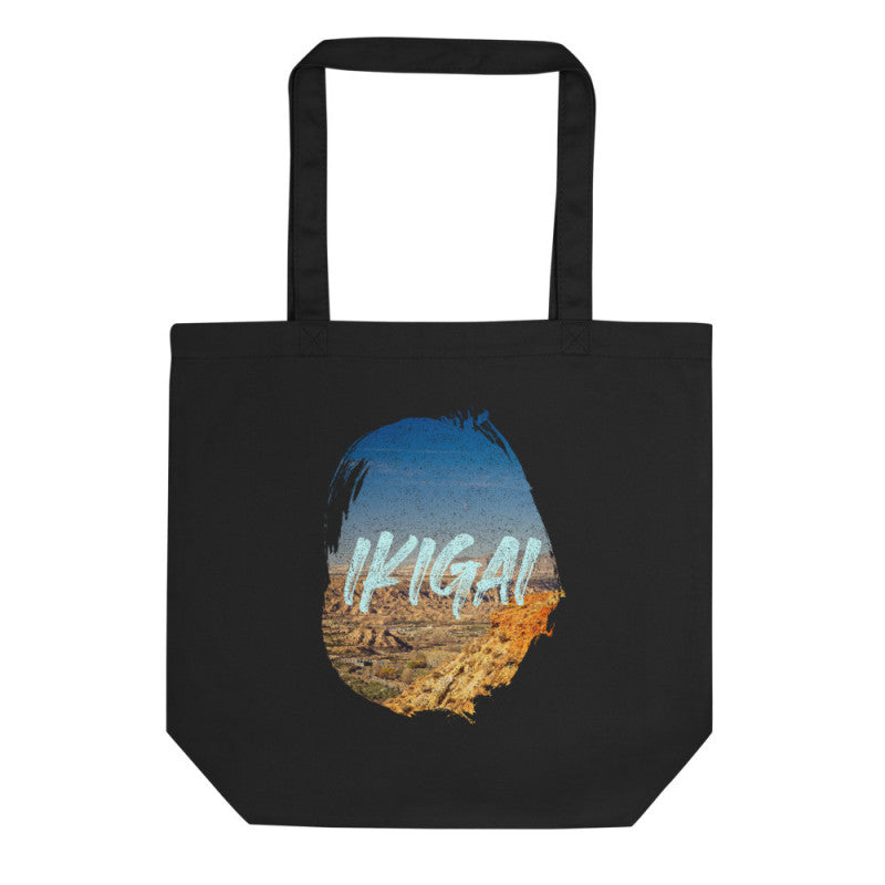 Ikigai Desert Vista Organic Tote Bag-0