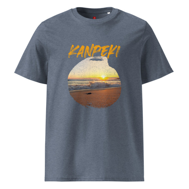 Kanpeki Perfect Sunset - Organic Cotton T-Shirt – Japanese Beach Design-1