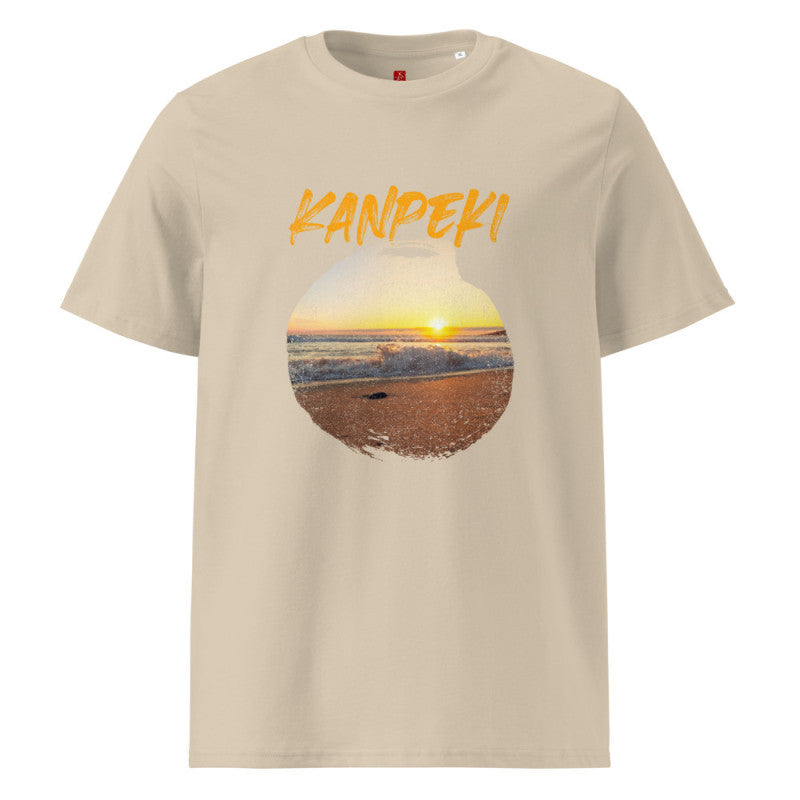 Kanpeki Perfect Sunset - Organic Cotton T-Shirt – Japanese Beach Design-2