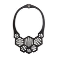 Honeycomb Recycled Rubber Necklace-1