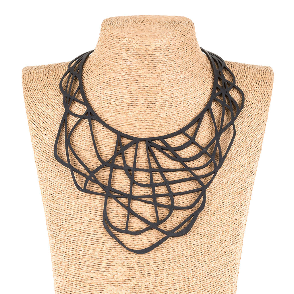 Paguro Upcycle Elegant Upcycled Orion Rubber Necklace-1