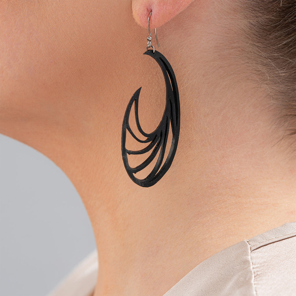 Ram Statement Inner Tube Earrings-0