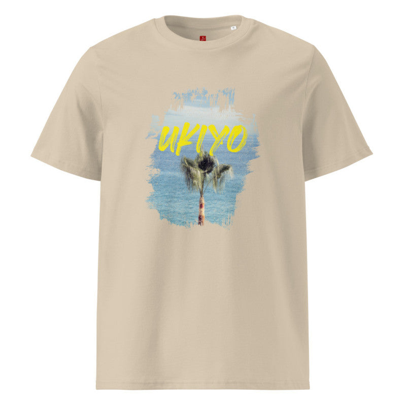 Ukiyo Palm Escape - Organic Cotton T-Shirt – Japanese Zen Design-2